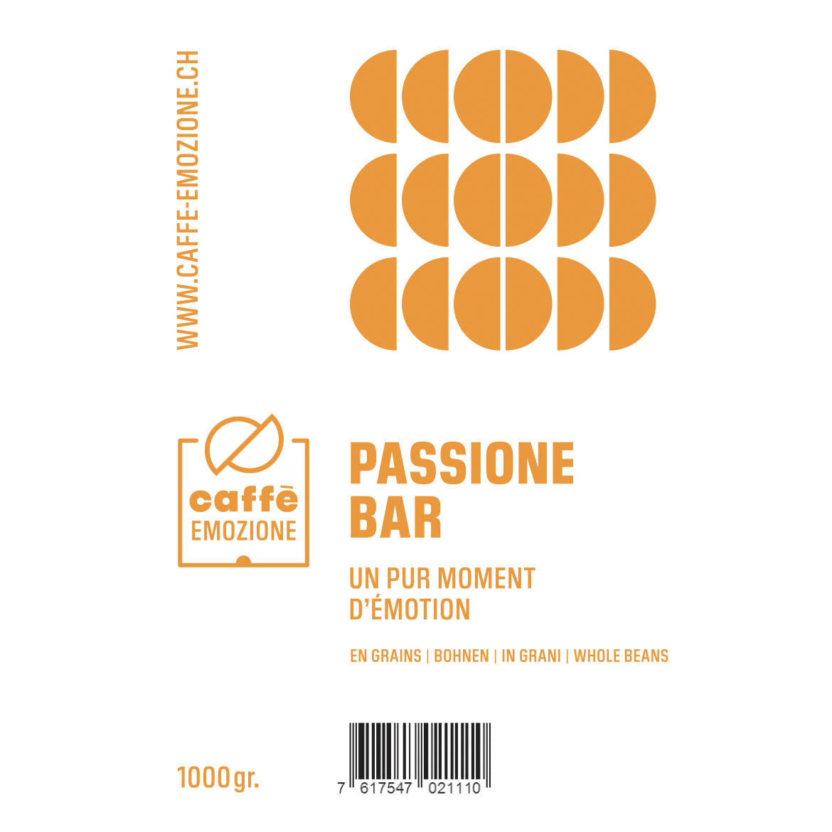 PASSIONE BAR - Sachet - grain - 1kg