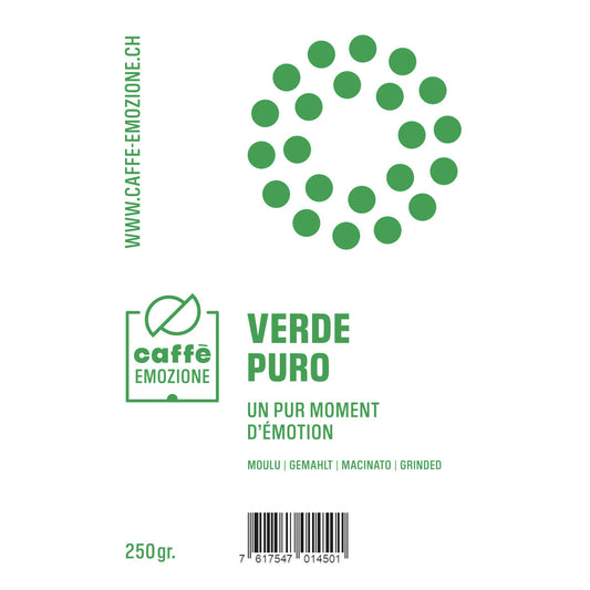 VERDE PURO - Sachet - moulu - 250gr